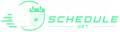Football schedule logo design